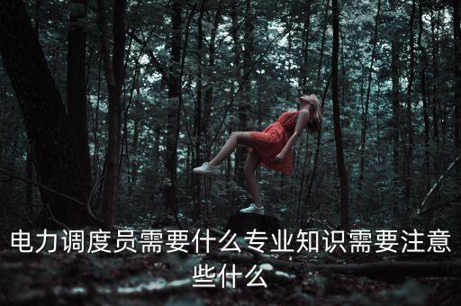 電力調(diào)度員需要什么專業(yè)知識(shí)需要注意些什么