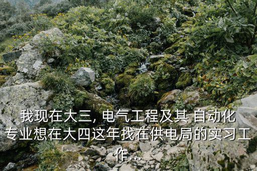 我現(xiàn)在大三, 電氣工程及其 自動(dòng)化專業(yè)想在大四這年找在供電局的實(shí)習(xí)工作...