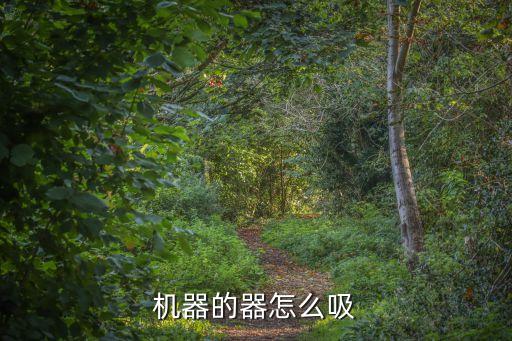 機器的器怎么吸