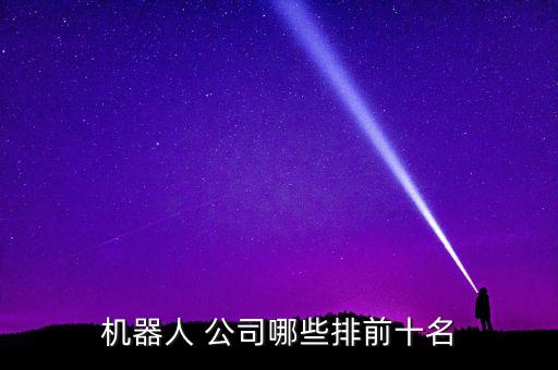 機(jī)器人 公司哪些排前十名