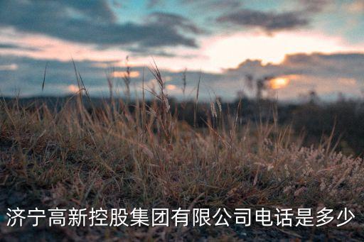 濟(jì)寧高新控股集團(tuán)有限公司電話是多少