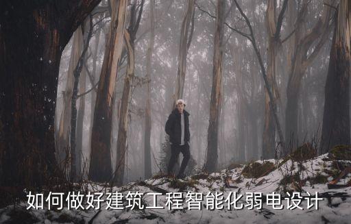 如何做好建筑工程智能化弱電設(shè)計