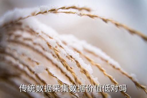 傳統(tǒng)數(shù)據(jù)采集數(shù)據(jù)價(jià)值低對(duì)嗎