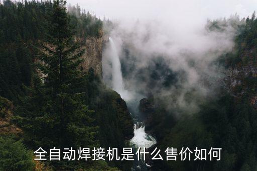 全自動(dòng)焊接機(jī)是什么售價(jià)如何