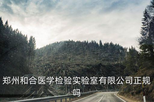 鄭州和合醫(yī)學(xué)檢驗(yàn)實(shí)驗(yàn)室有限公司正規(guī)嗎