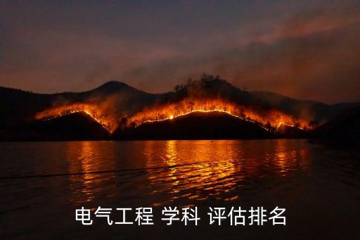 第二輪學(xué)科評估自動化專業(yè),電氣工程及其自動化學(xué)科評估