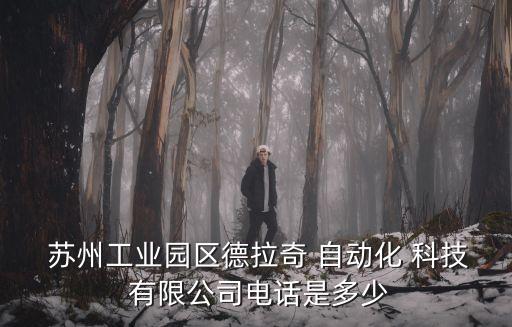  蘇州工業(yè)園區(qū)德拉奇 自動化 科技 有限公司電話是多少