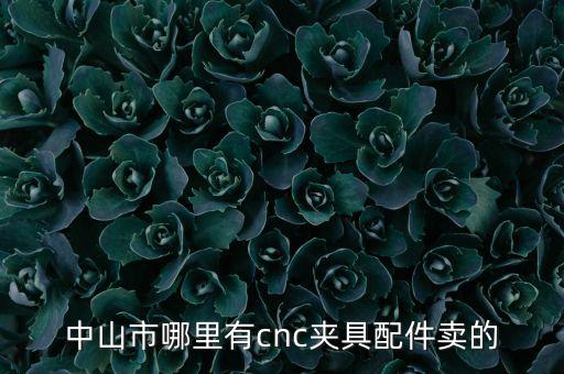 中山市哪里有cnc夾具配件賣的
