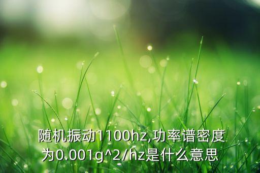 隨機(jī)振動,正弦振動與隨機(jī)振動的振動量級之間為什么關(guān)系?