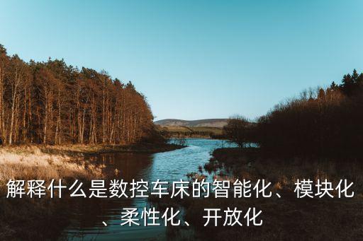 解釋什么是數(shù)控車(chē)床的智能化、模塊化、柔性化、開(kāi)放化