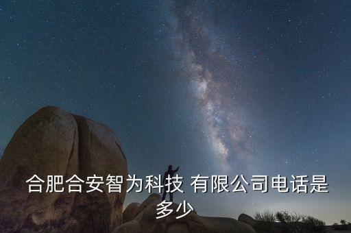  合肥合安智為科技 有限公司電話是多少