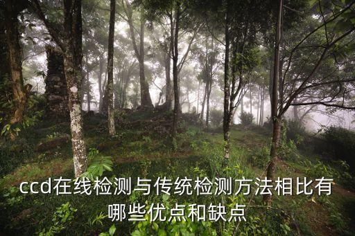ccd在線檢測與傳統(tǒng)檢測方法相比有哪些優(yōu)點和缺點