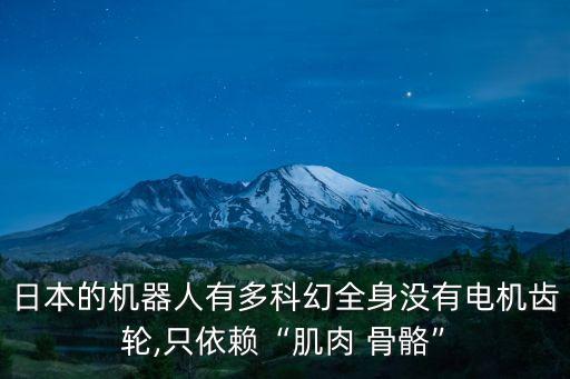 仿生六腿機器人,日本仿生機器人再升級什么是泥石流