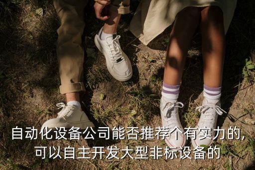 自動化設(shè)備公司能否推薦個有實力的,可以自主開發(fā)大型非標設(shè)備的