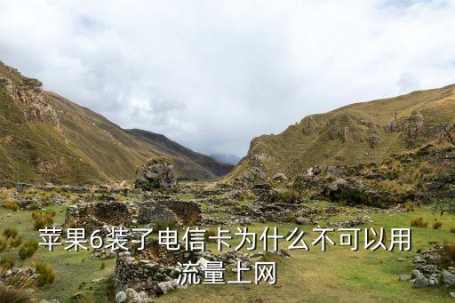  蘋果6裝了電信卡為什么不可以用 流量上網(wǎng)