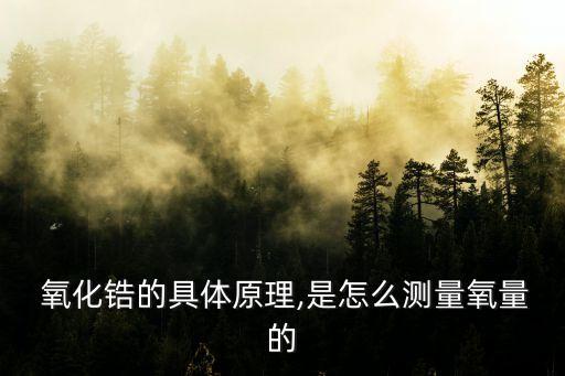  氧化鋯的具體原理,是怎么測量氧量的