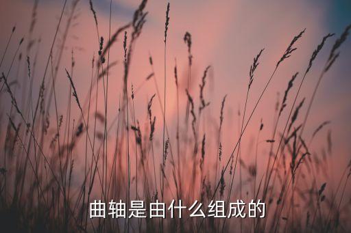  曲軸是由什么組成的