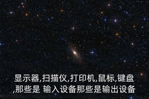 顯示器,掃描儀,打印機(jī),鼠標(biāo),鍵盤,那些是 輸入設(shè)備那些是輸出設(shè)備