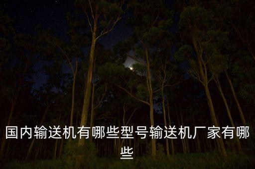 國內(nèi)輸送機(jī)有哪些型號輸送機(jī)廠家有哪些