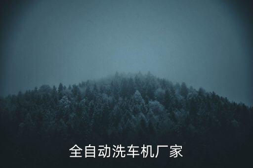 全自動(dòng)洗車機(jī)廠家