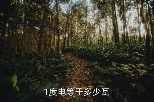 瓦和度的換算,關(guān)于度和千瓦時(shí)的計(jì)算