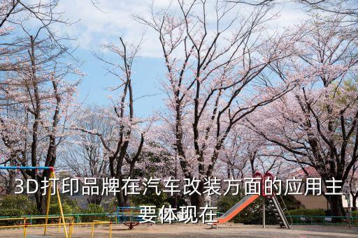 3D打印品牌在汽車改裝方面的應(yīng)用主要體現(xiàn)在