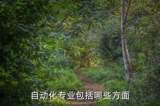 自動化專業(yè)包括哪些方面