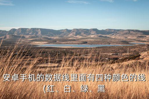 安卓手機的數(shù)據(jù)線里面有四種顏色的線(紅、白、綠、黑