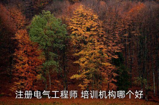 注冊(cè)電氣工程師 培訓(xùn)機(jī)構(gòu)哪個(gè)好