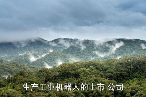 生產(chǎn)工業(yè)機器人的上市 公司