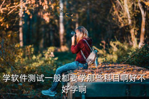 學(xué)軟件測(cè)試一般都要學(xué)那些科目啊好不好學(xué)啊
