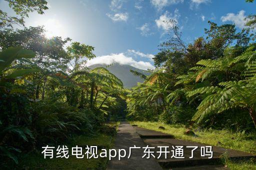 有線電視app廣東開(kāi)通了嗎