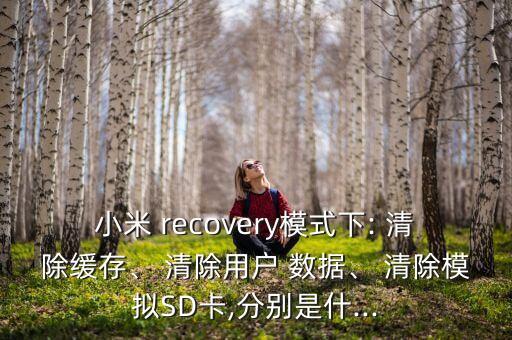 recovery清除所有數(shù)據(jù)