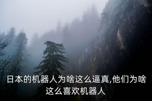 日本的機(jī)器人為啥這么逼真,他們?yōu)樯哆@么喜歡機(jī)器人