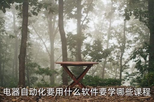 電器自動化要用什么軟件要學哪些課程
