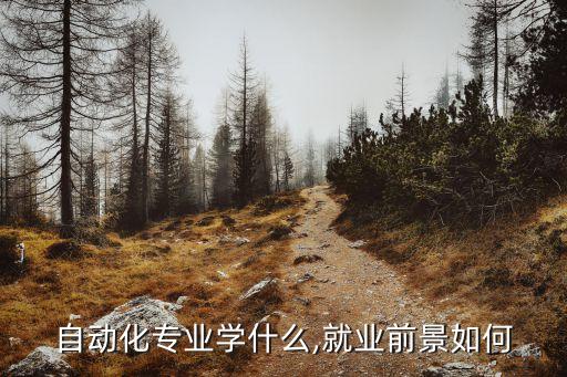 自動(dòng)化專業(yè)必須要學(xué)好什么,大學(xué)中的自動(dòng)化專業(yè)是學(xué)什么?
