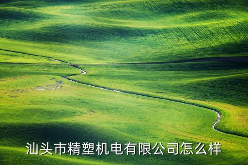 汕頭市精塑機電有限公司怎么樣