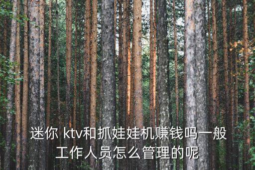 迷你 ktv和抓娃娃機(jī)賺錢嗎一般工作人員怎么管理的呢