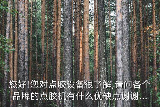 您好!您對點膠設備很了解,請問各個品牌的點膠機有什么優(yōu)缺點謝謝...