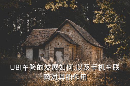 UBI車(chē)險(xiǎn)的發(fā)展如何,以及手機(jī)車(chē)聯(lián)網(wǎng)對(duì)其的作用