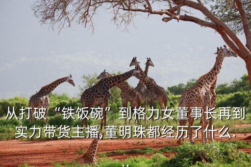 從打破“鐵飯碗”到格力女董事長(zhǎng)再到實(shí)力帶貨主播,董明珠都經(jīng)歷了什么...