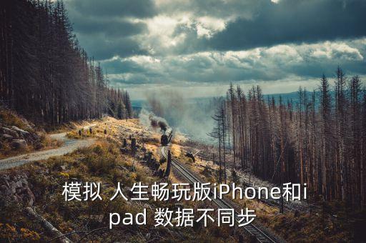  模擬 人生暢玩版iPhone和ipad 數(shù)據(jù)不同步