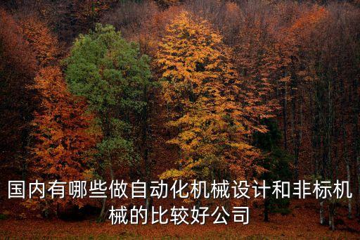 新穎自動化設(shè)備有限公司,中國做自動化設(shè)備哪些廠家最好?