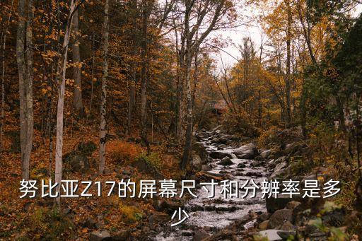 努比亞Z17的屏幕尺寸和分辨率是多少