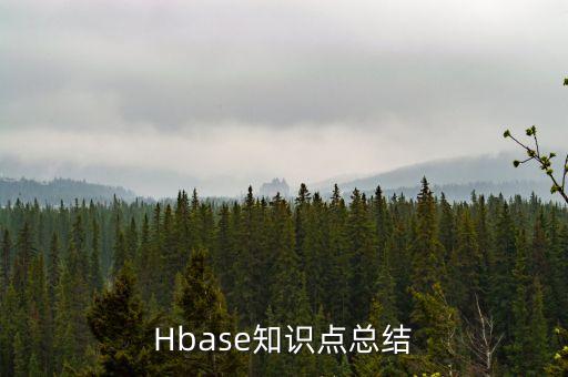 Hbase知識(shí)點(diǎn)總結(jié)