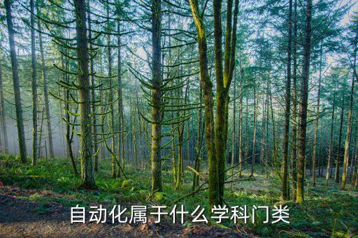 自動(dòng)化屬于什么學(xué)科門(mén)類