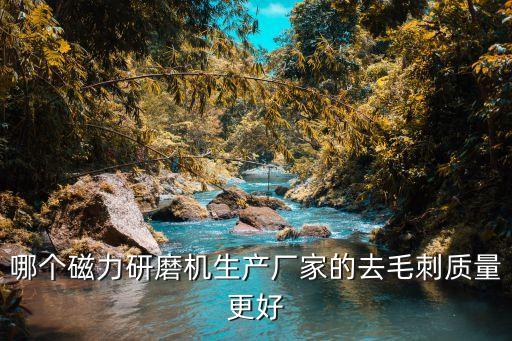 哪個磁力研磨機生產(chǎn)廠家的去毛刺質(zhì)量更好
