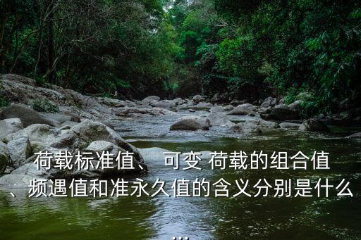  荷載標(biāo)準(zhǔn)值、 可變 荷載的組合值、頻遇值和準(zhǔn)永久值的含義分別是什么...