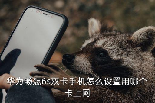 華為暢想6s雙卡手機(jī)怎么設(shè)置用哪個(gè)卡上網(wǎng)