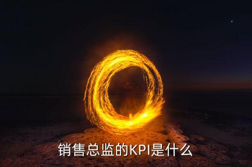 銷售總監(jiān)的KPI是什么